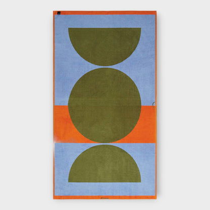 Lateral Objects 'Ellipse' Large Cotton Beach Towel