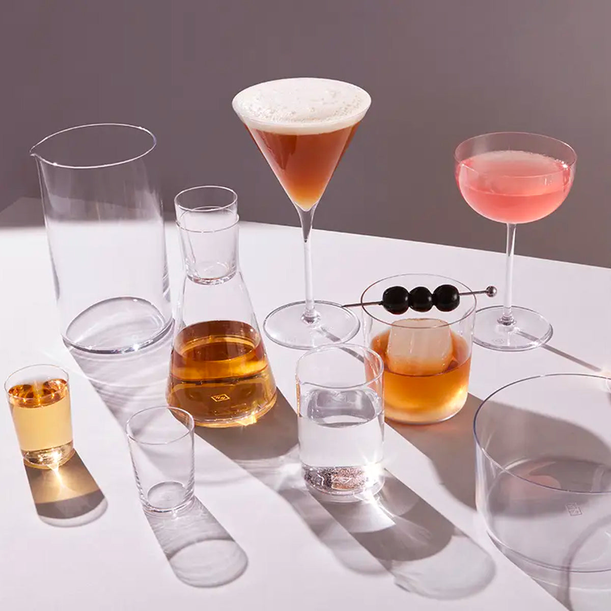 Richard Brendon Cocktail Collection Mouth Blown Crystal Glassware