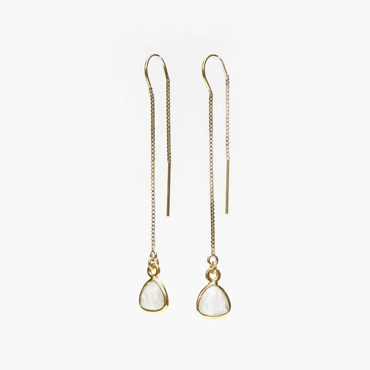 Corali Beaded Gemstone & 14Kt Gold Filled Drop Earrings