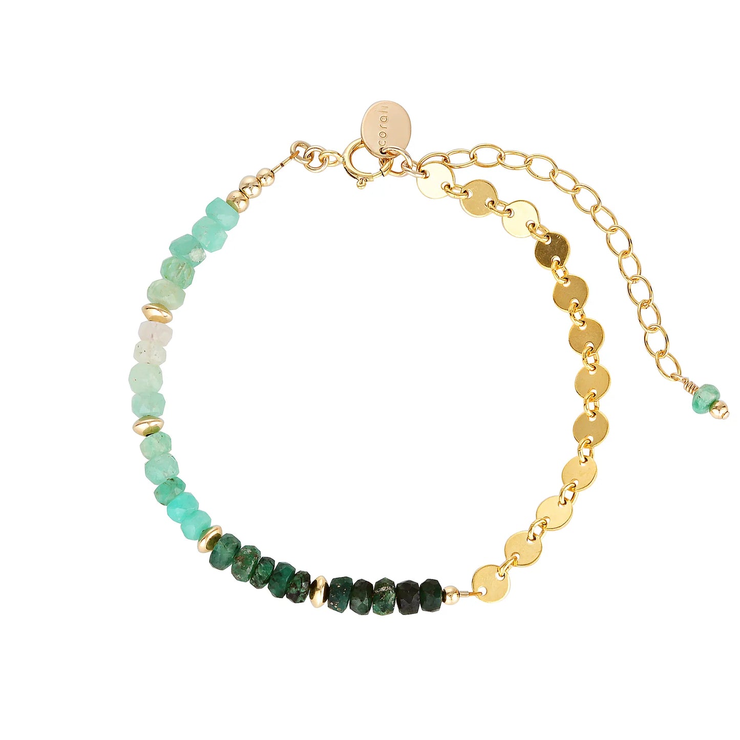 Corali Beaded Gemstone & 14 carat gold filled Bracelet