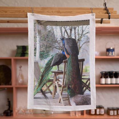 Holmbrae Printed 100% Linen Tea Towel