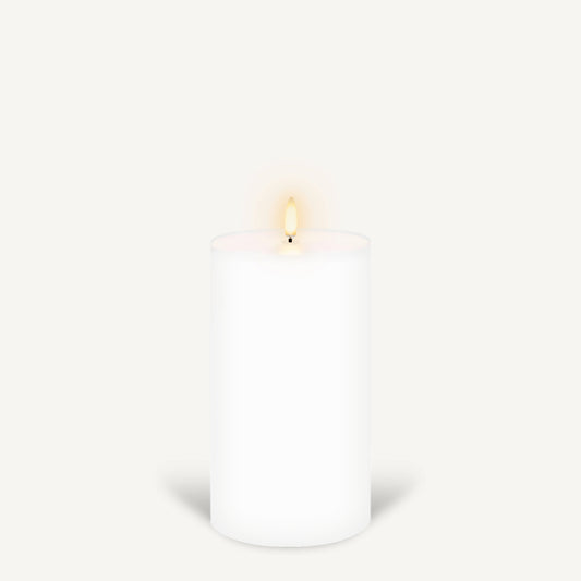 Uyuni Outdoor Pillar Candle - Ivory White